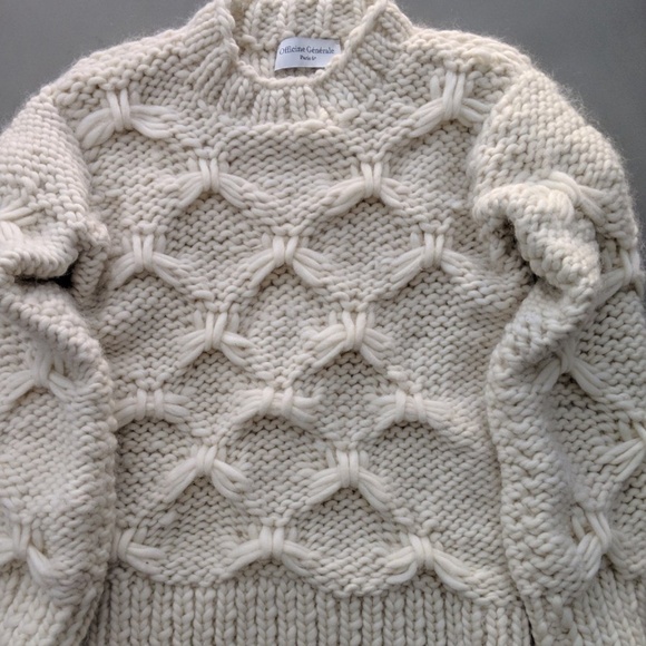 Officine Gènèrale Diamond knit sweater - Picture 1 of 4